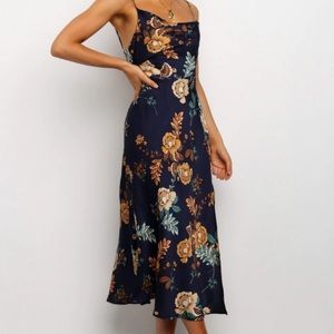 Petal & Pup Blue Floral Dress
